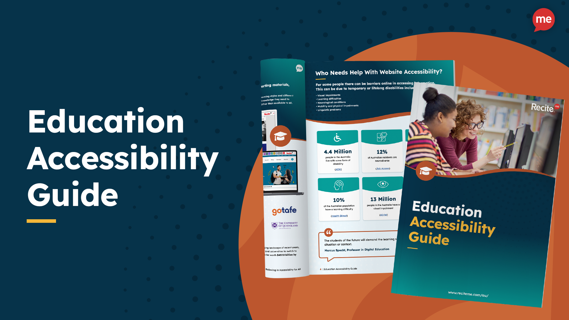 Education Accessibility Guide. Including a mock-up of the guide