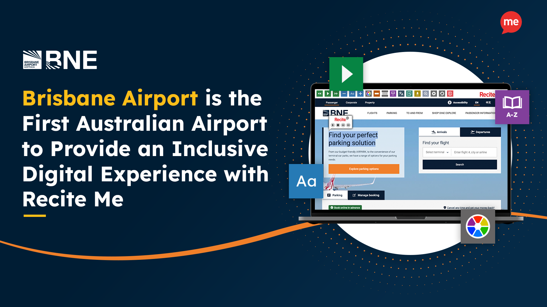 Brisbane Airport is the First Australian Airport to Provide an Inclusive Digital Experience with Recite Me