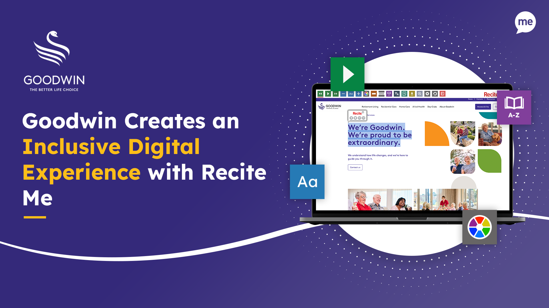 Goodwin Creates an Inclusive Digital Experience with Recite Me