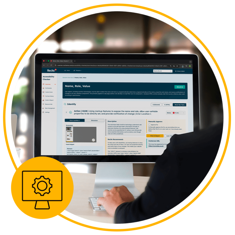 How does the Recite Me Accessibility Checker work?