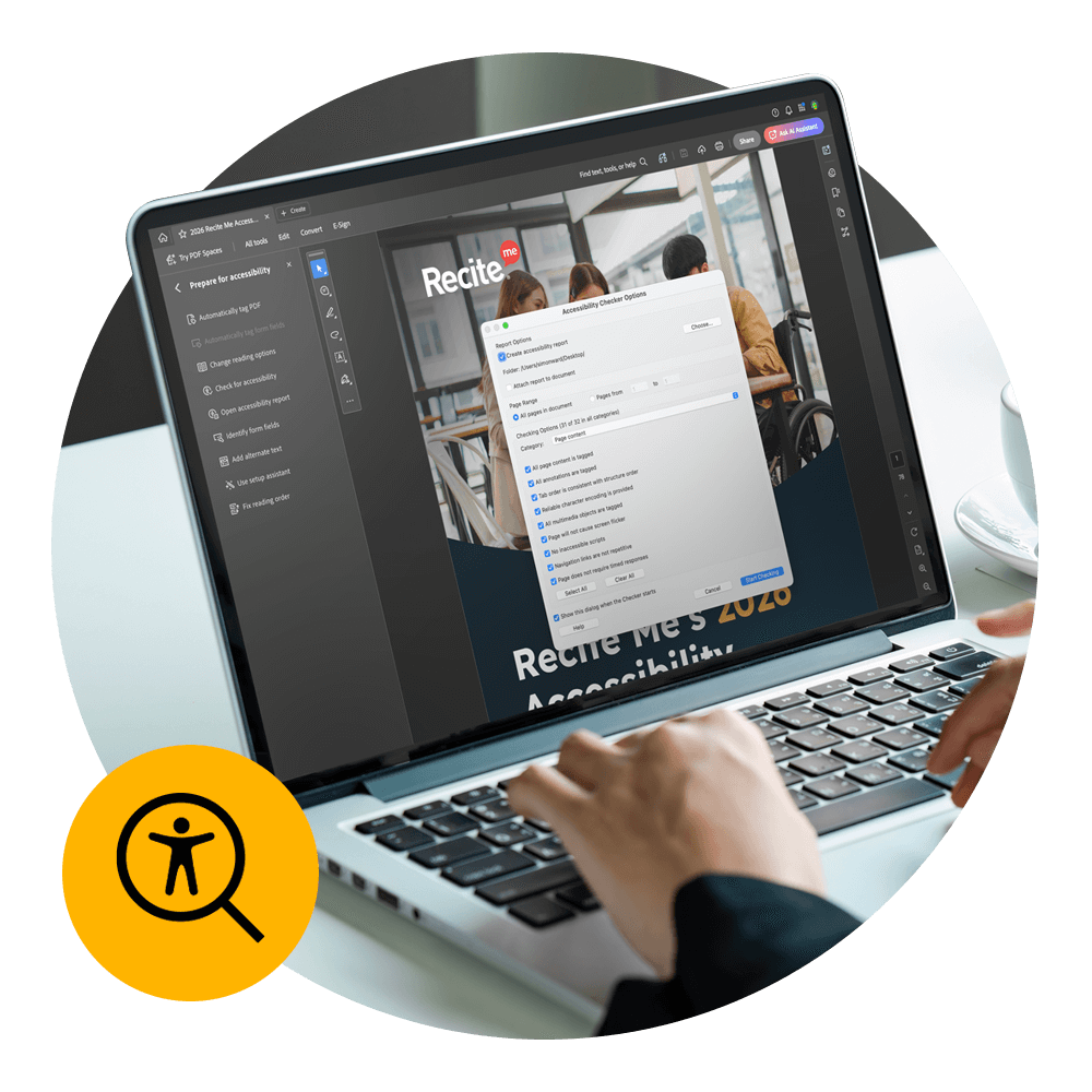 someone using laptop
