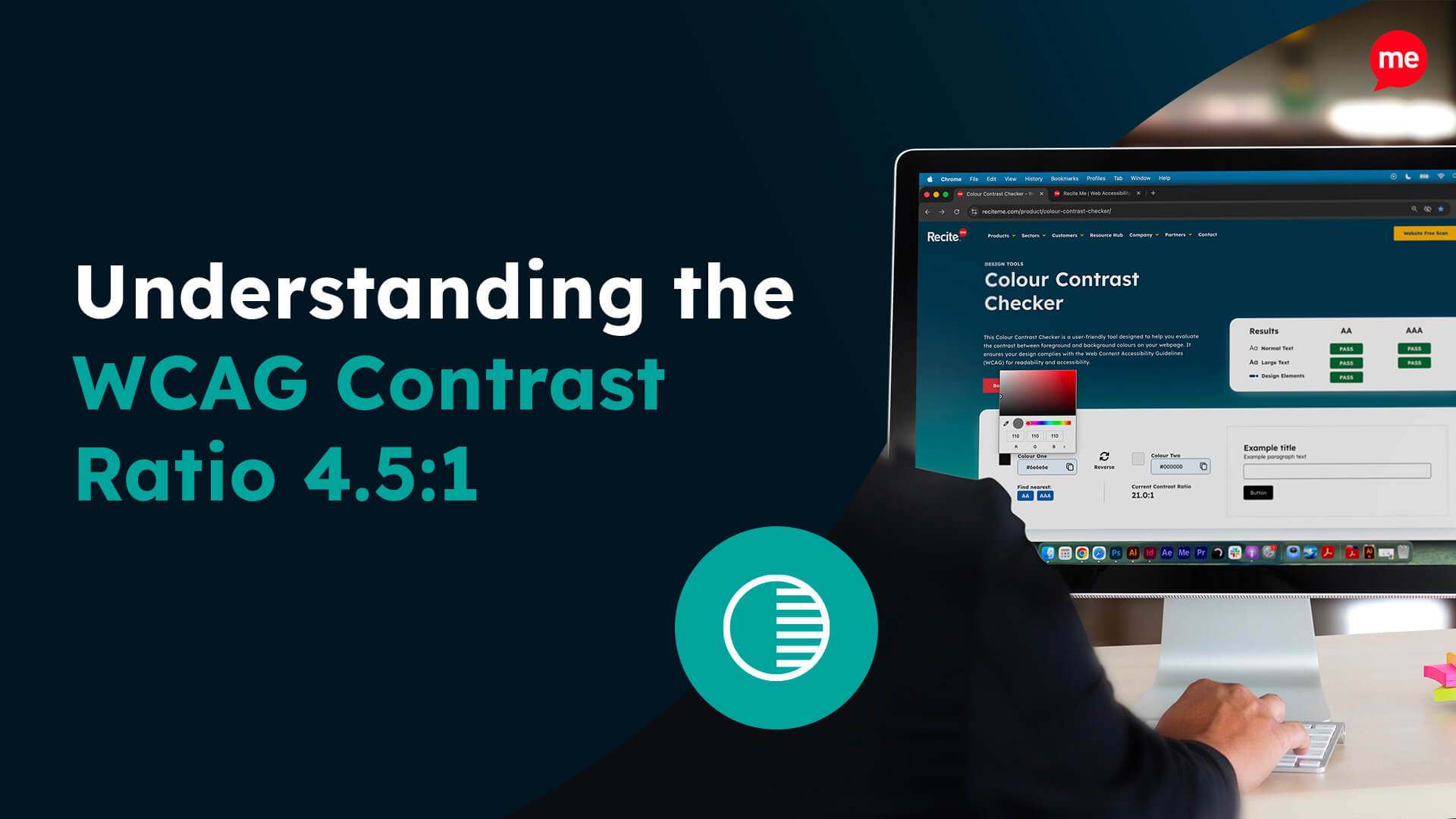 Understanding the WCAG Contrast Ratio 4.5:1