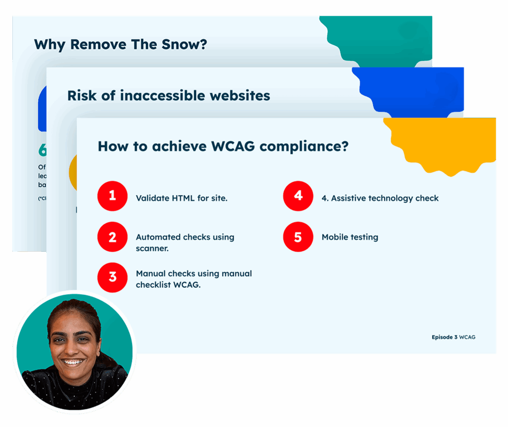 An example of one of Recite Me's Training Courses