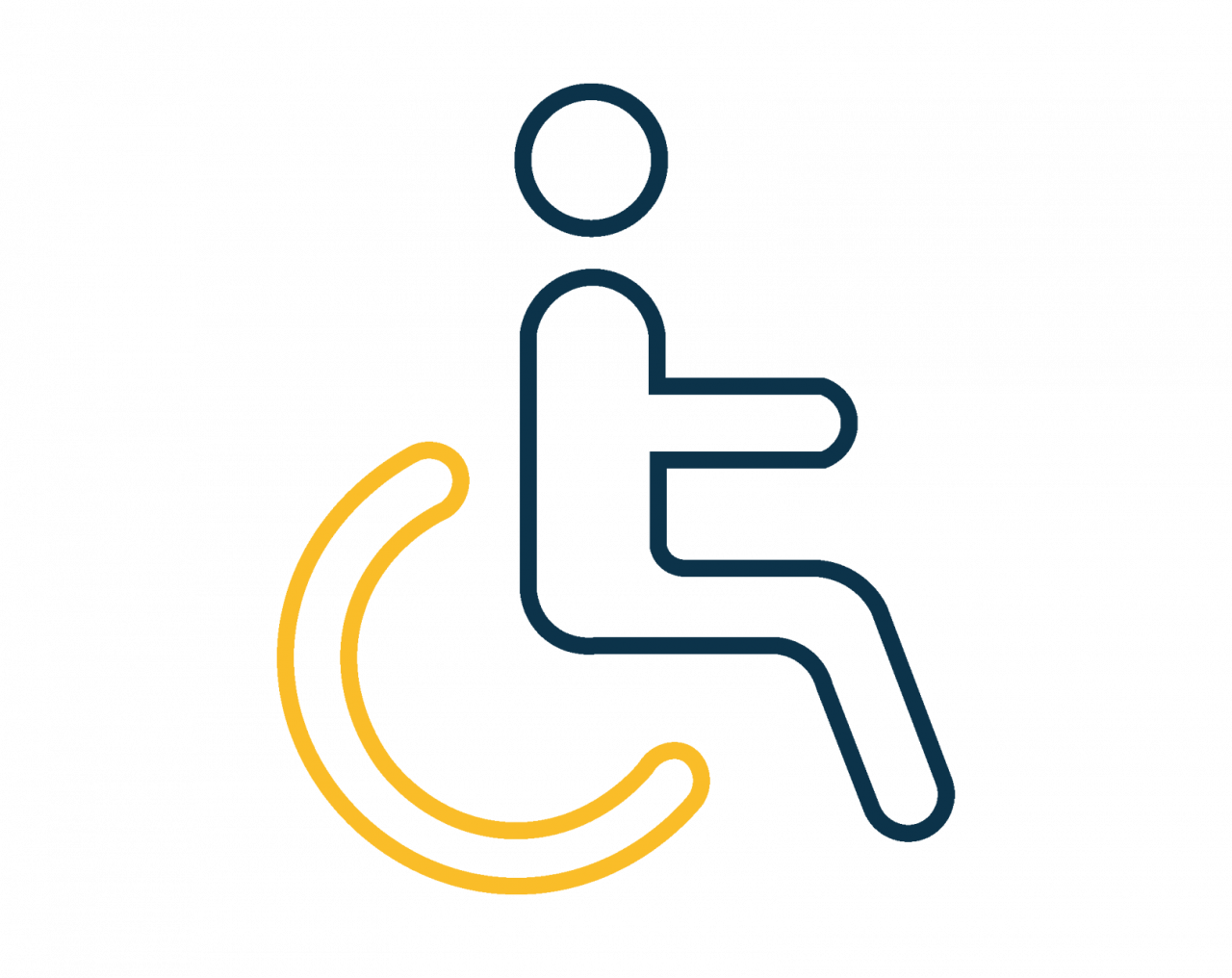 icon of person in a wheelchair
