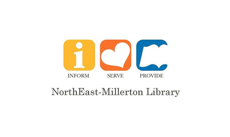 NorthEast-Millerton Library logo