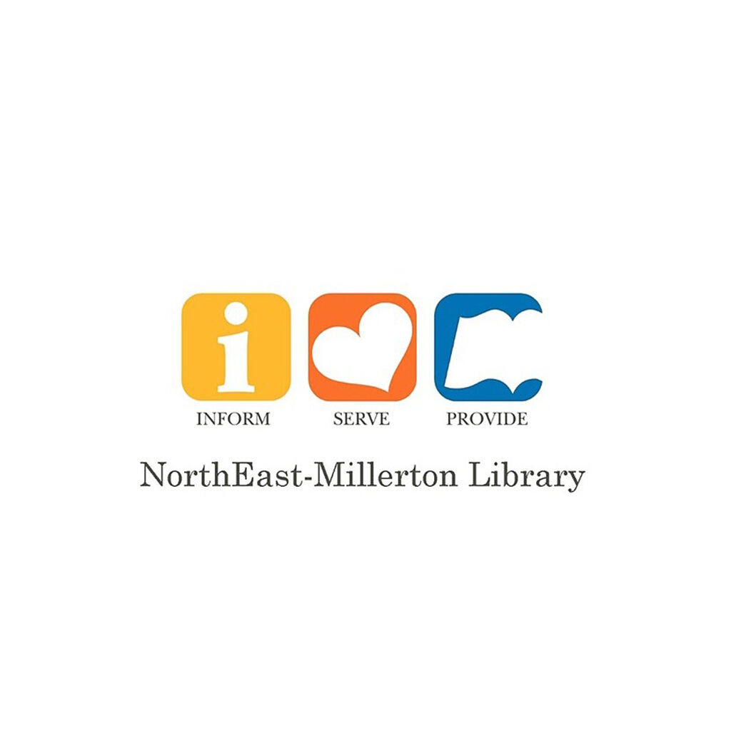 NorthEast-Millerton Library logo