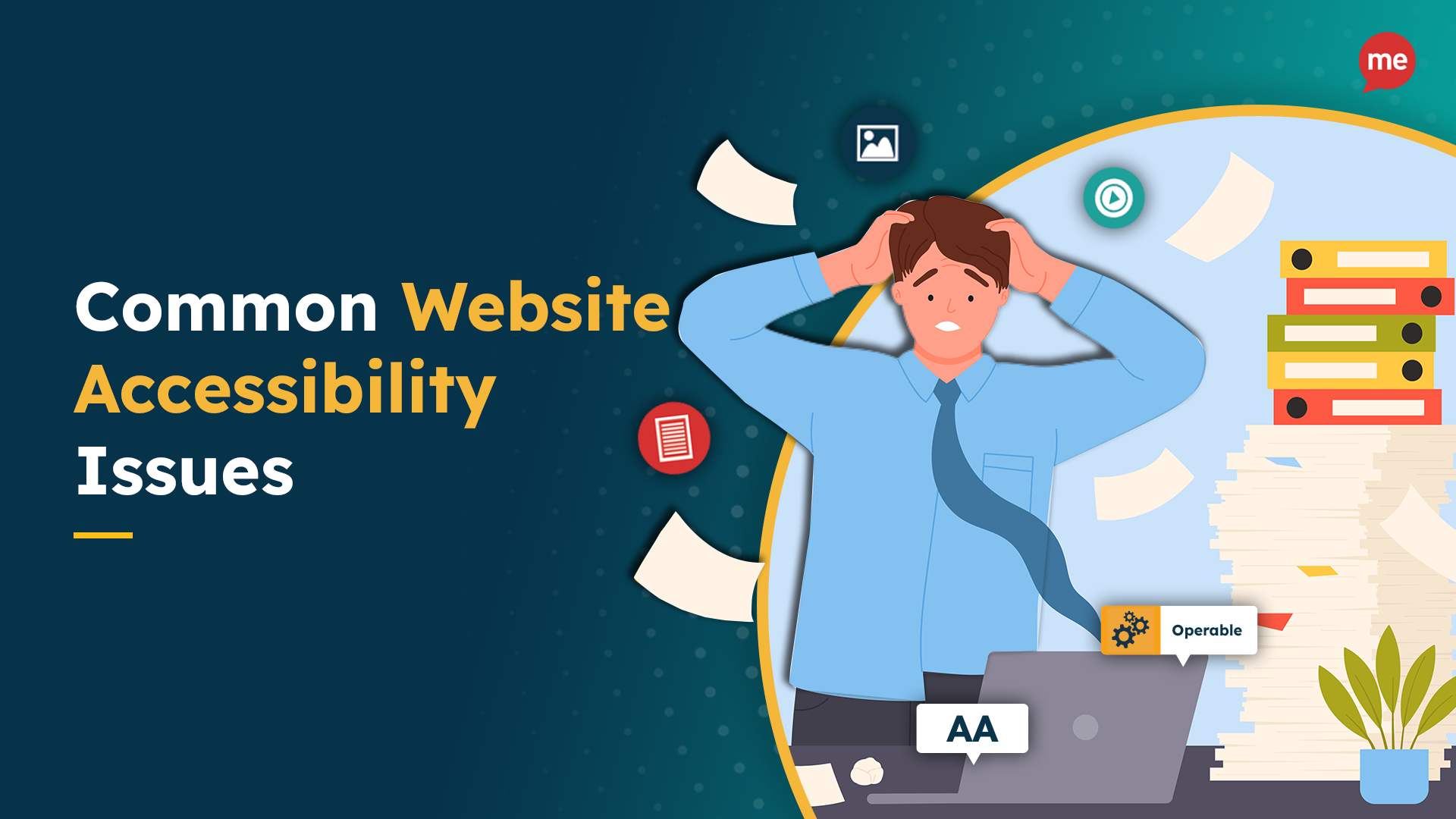 header image for common website accessibility issues