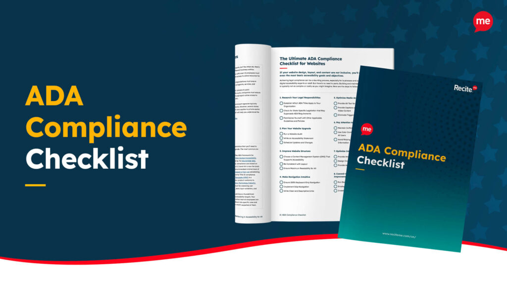 ADA Compliance Checklist