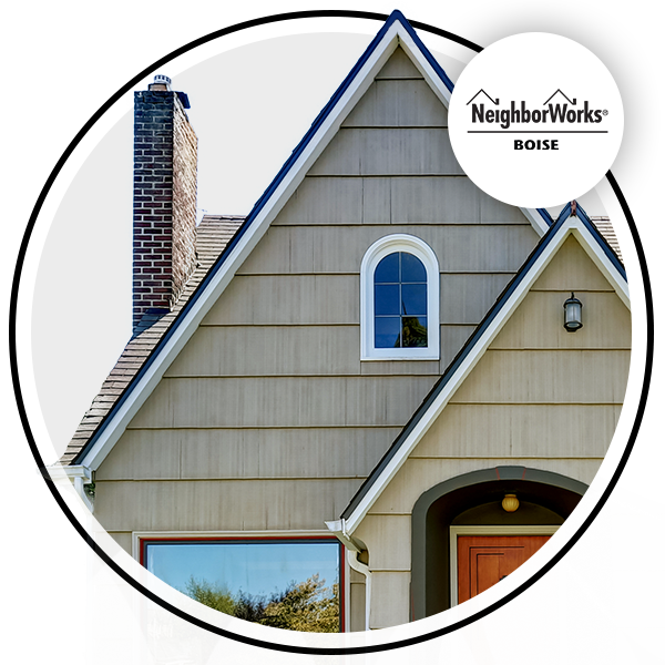 Image of a house with the NeighborWorks Boise logo