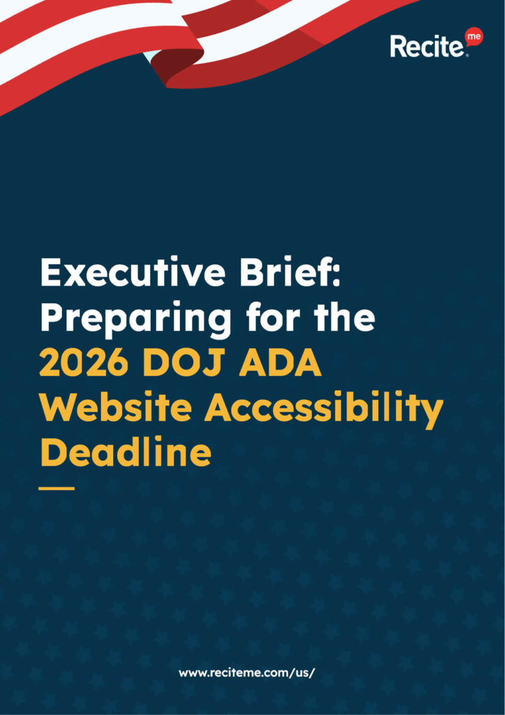 Page One of the DOJ Executive Brief