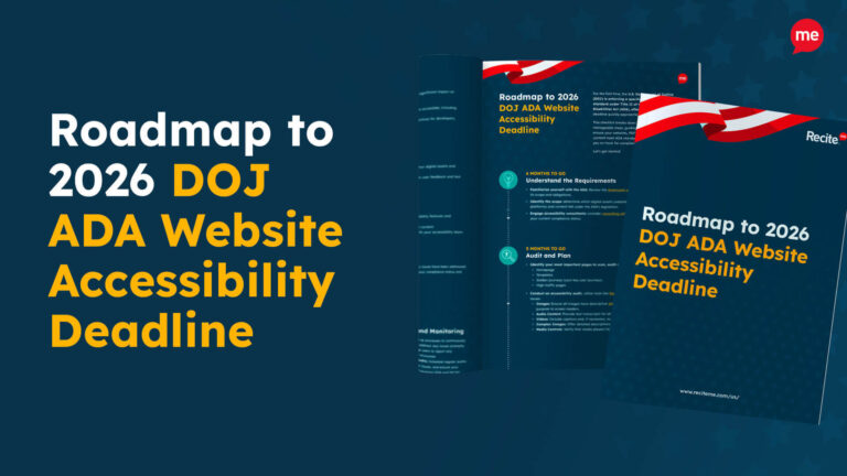 Roadmap to 2026 DOJ ADA Website Accessibility Deadline
