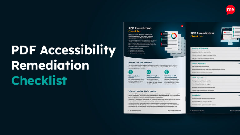 PDF Remediation Checklist Cover