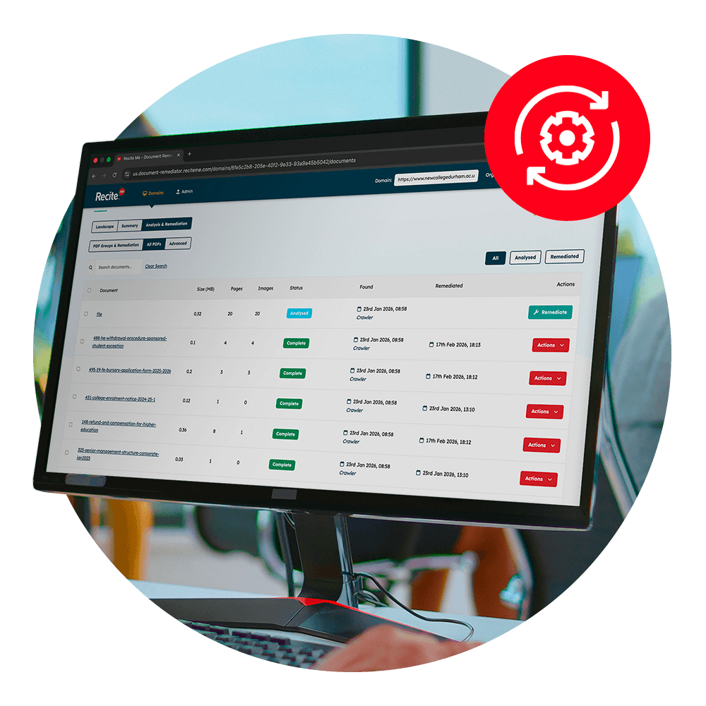 The Recite Me PDF Accessibility Checker