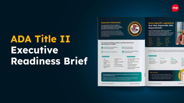 ADA Title II Executive Readiness Brief