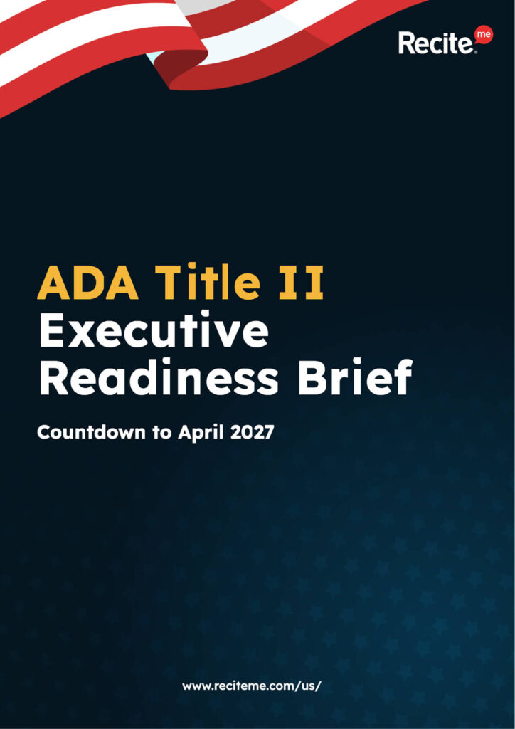 Page 1 of Executive Readiness Brief
