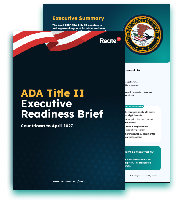 Executive Readiness Brief Mockup