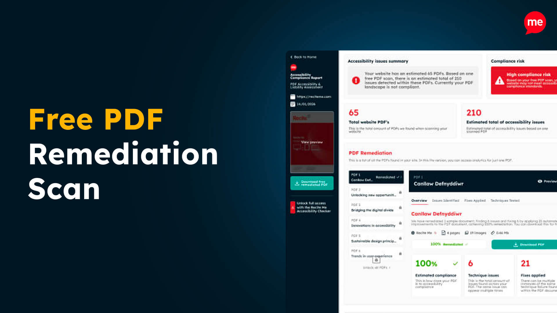 Free remediation scan