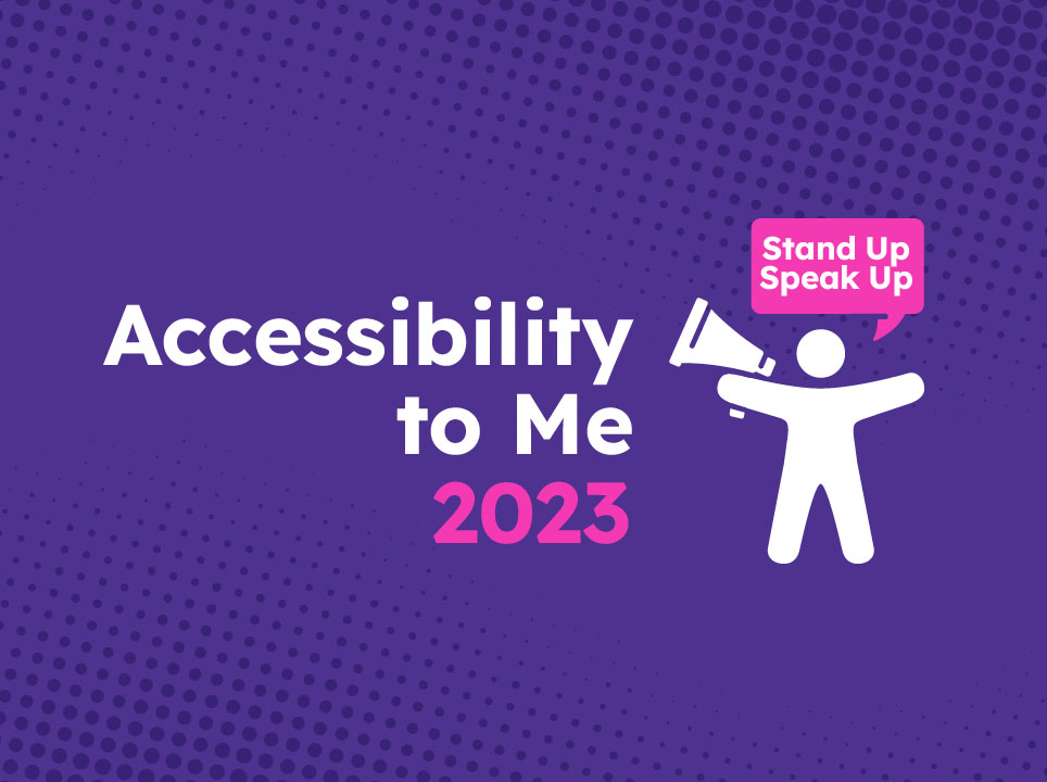 Accessibility to Me 2023 logo