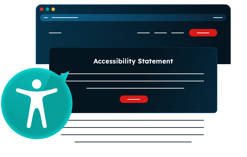 A website with an accessibility statement