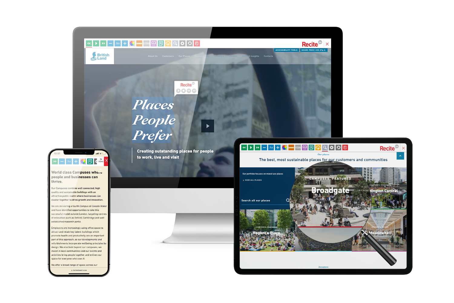 The Power of Inclusion with British Land Recite Me