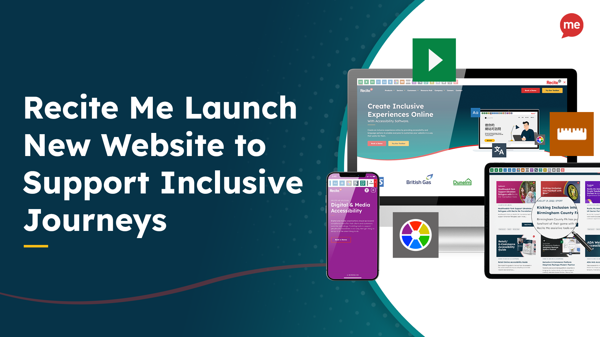 Recite Me Launch New Website to Support Inclusive Journey’s