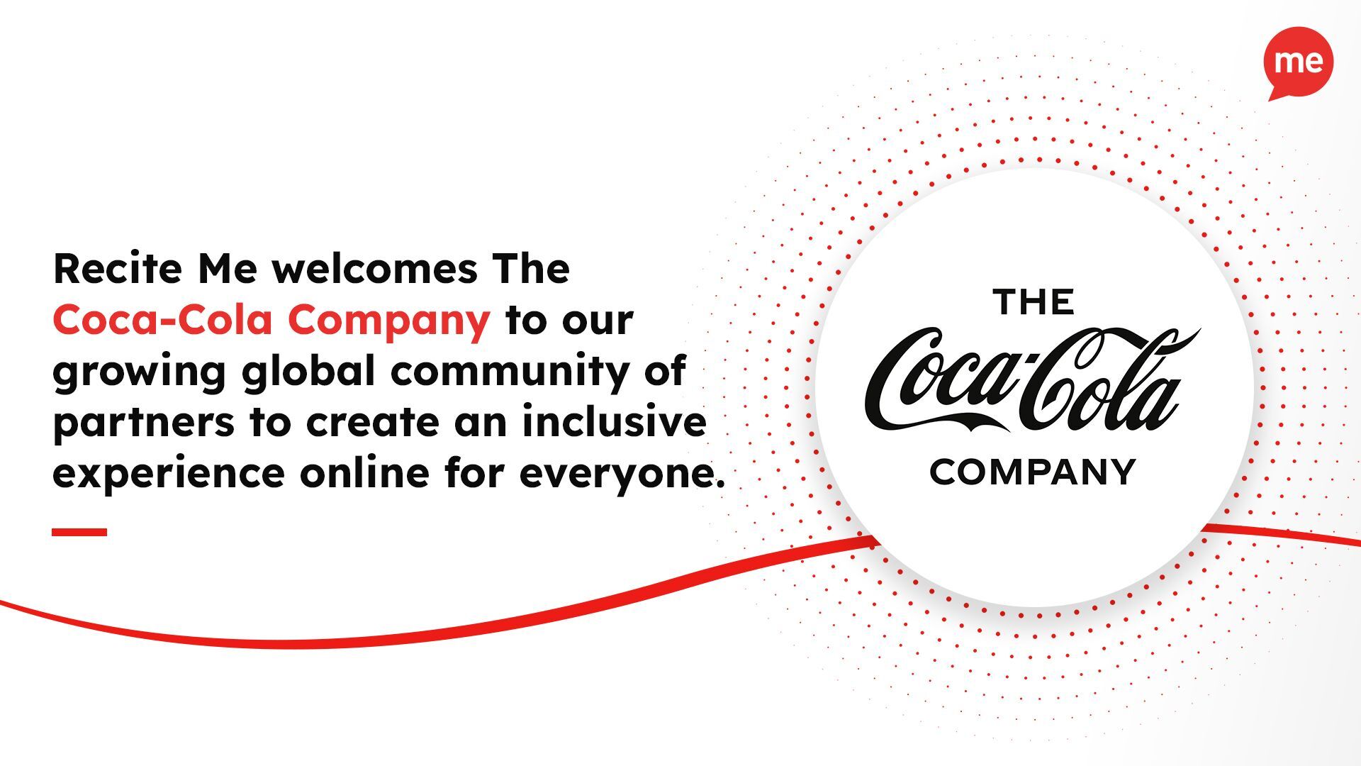 Coca-Cola launch Recite Me