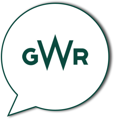 GWR logo in a speech bubble