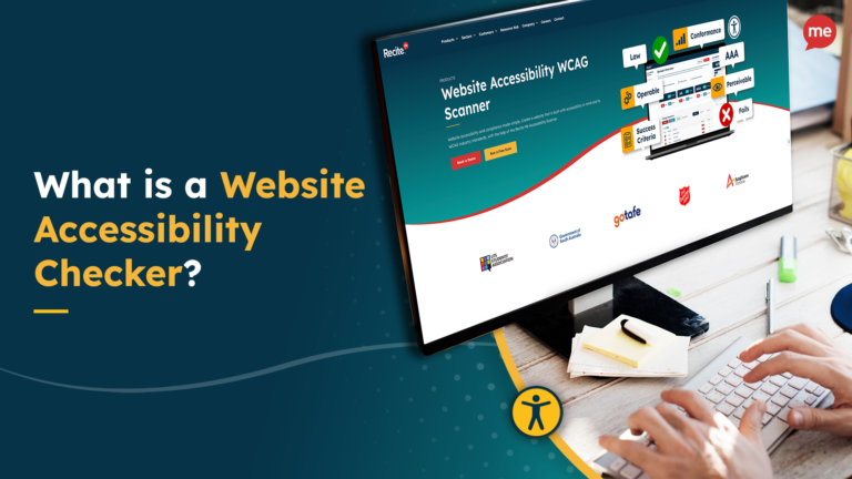 header banner for an article on what is an accessibility checker