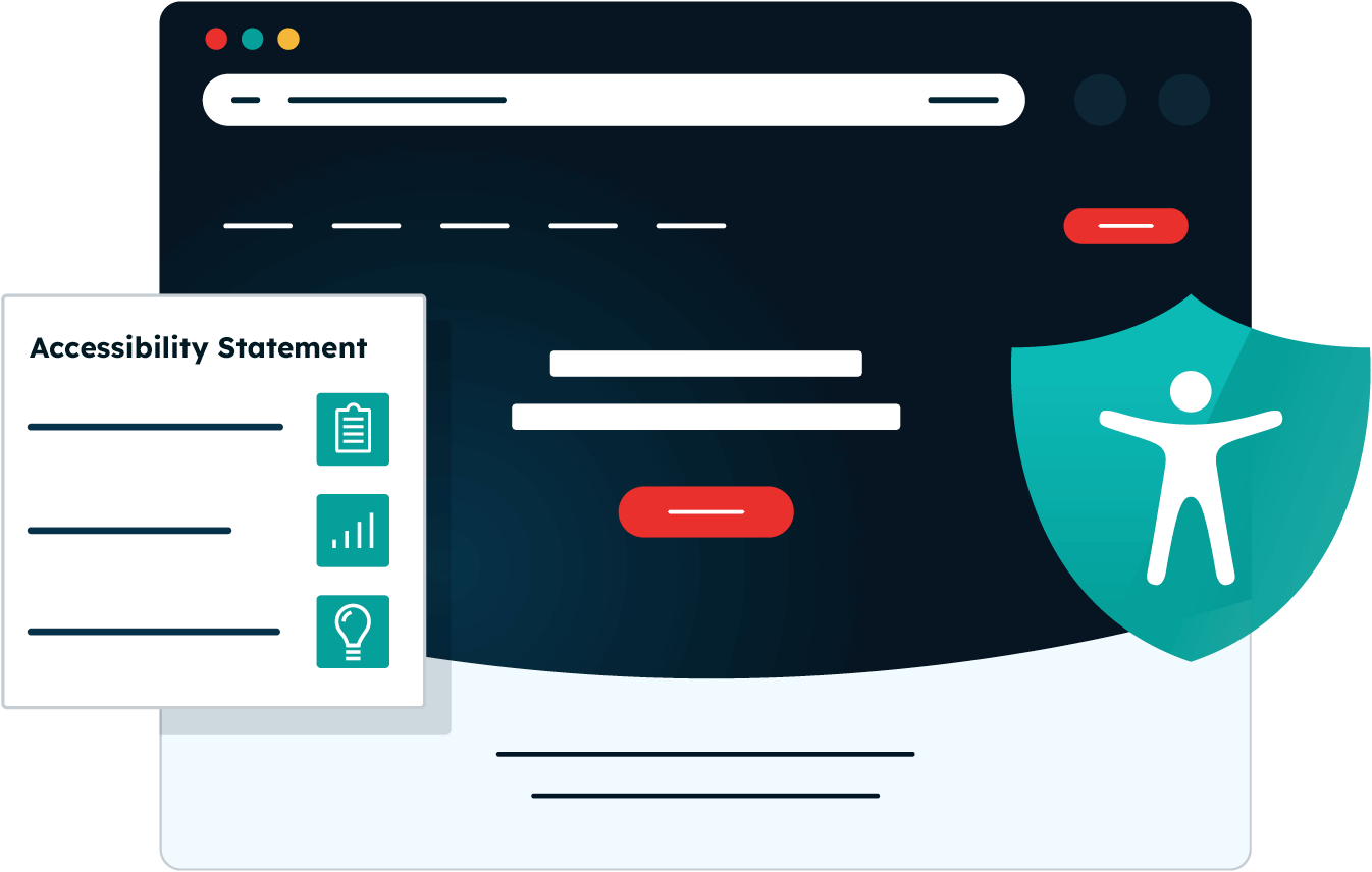 A website with an accessibility statement