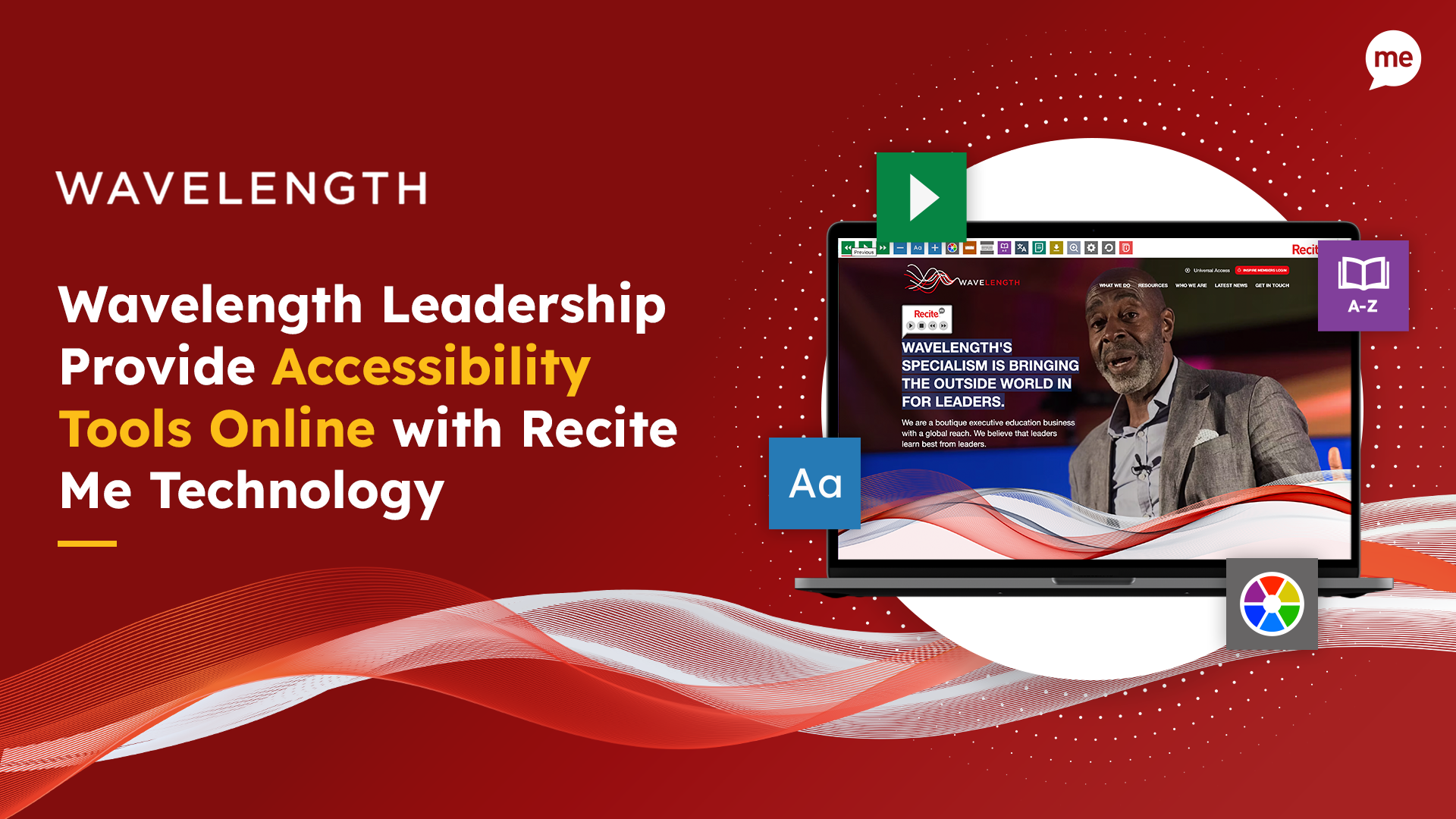 Wavelength Provide Accessibility Tools Online with Recite Me