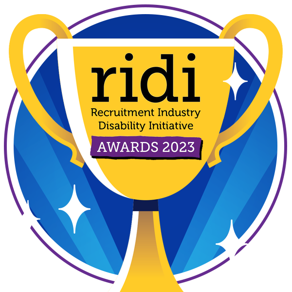 trophy illustration with the RIDI logo in the centre