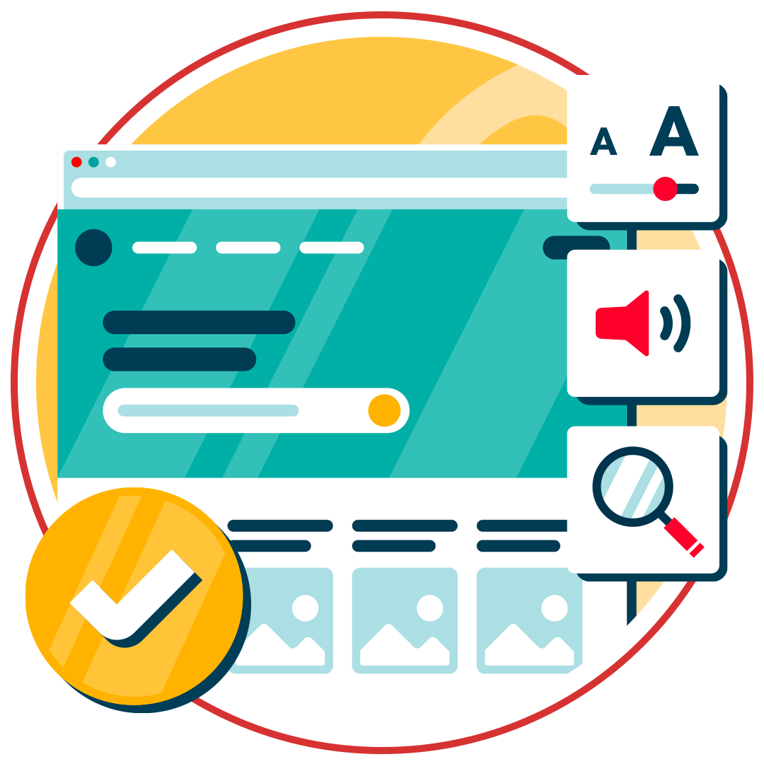 header image for a blog on The Top 10 Web Accessibility Best Practices