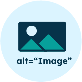 Image with Alt text icon