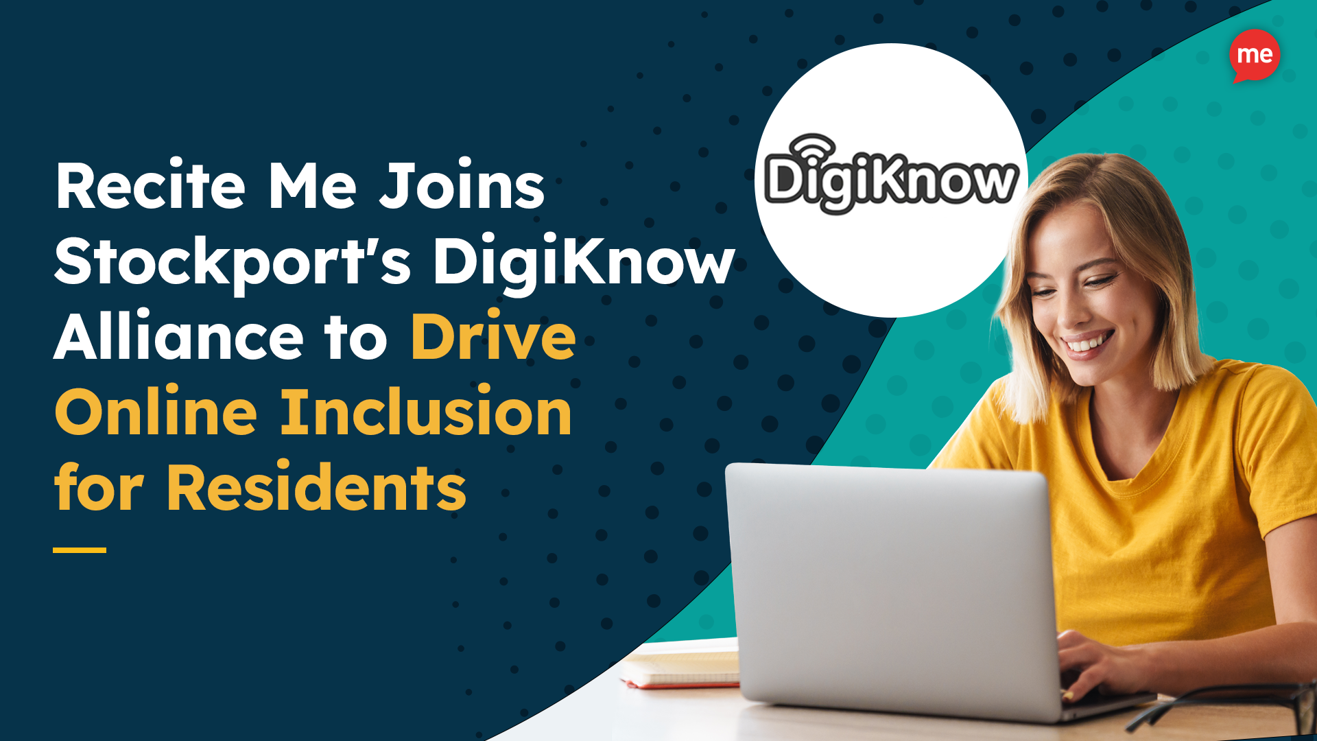 Recite Me Joins Stockport's DigiKnow Alliance to Drive Online Inclusion for Residents