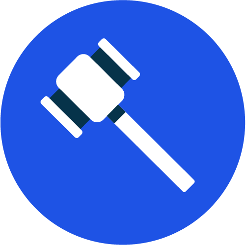 Icon of a judge's gavel