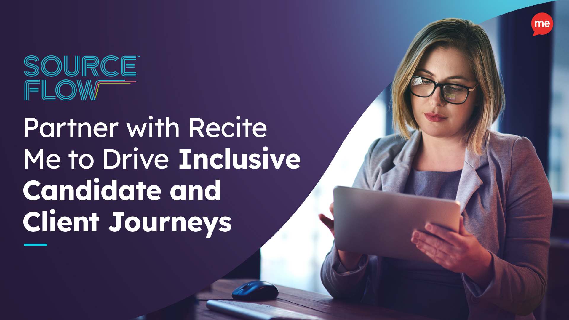 SourceFlow Partner with Recite Me to Drive Inclusive Candidate and Client Journeys