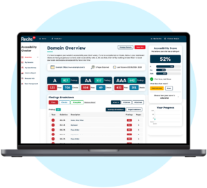 Mock-up of the Recite Me Checker