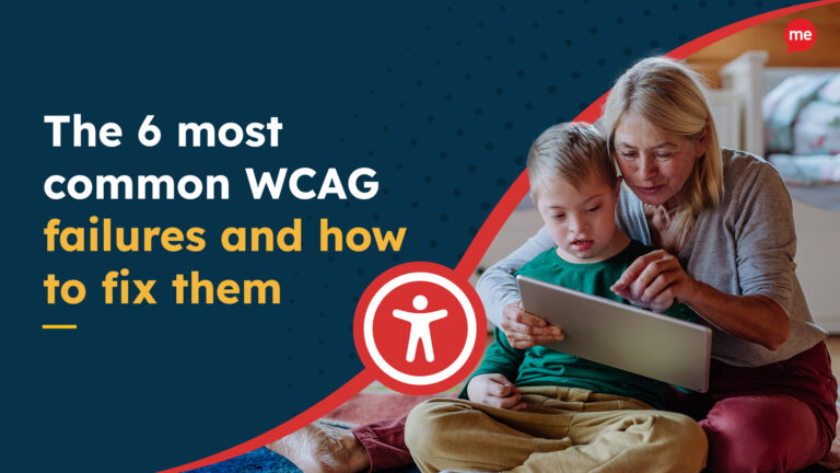 The 6 most common WCAG failures and how to fix them