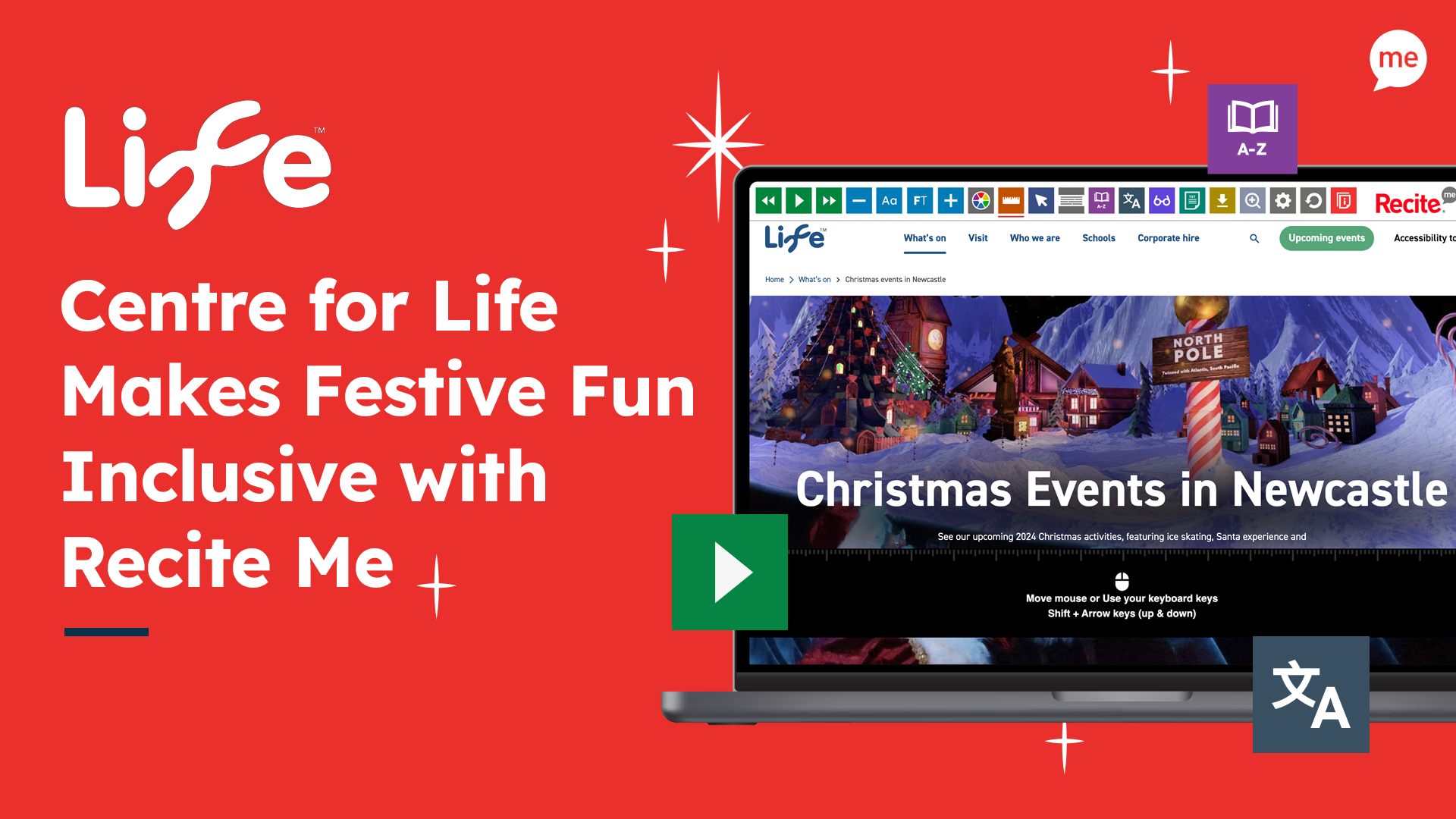 Centre for Life Makes Festive Fun Inclusive with Recite Me