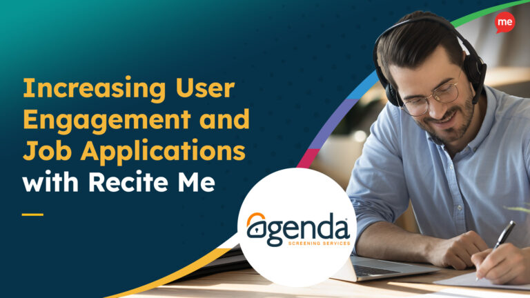 Increasing User Engagement and Job Applications with Recite Me.