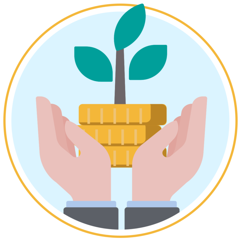Header image shows hands holding a growing plant