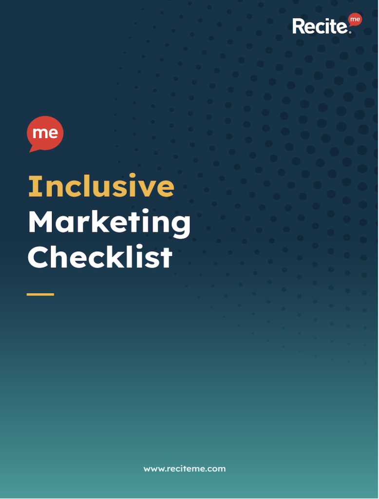 Inclusive Marketing Checklist preview page 1