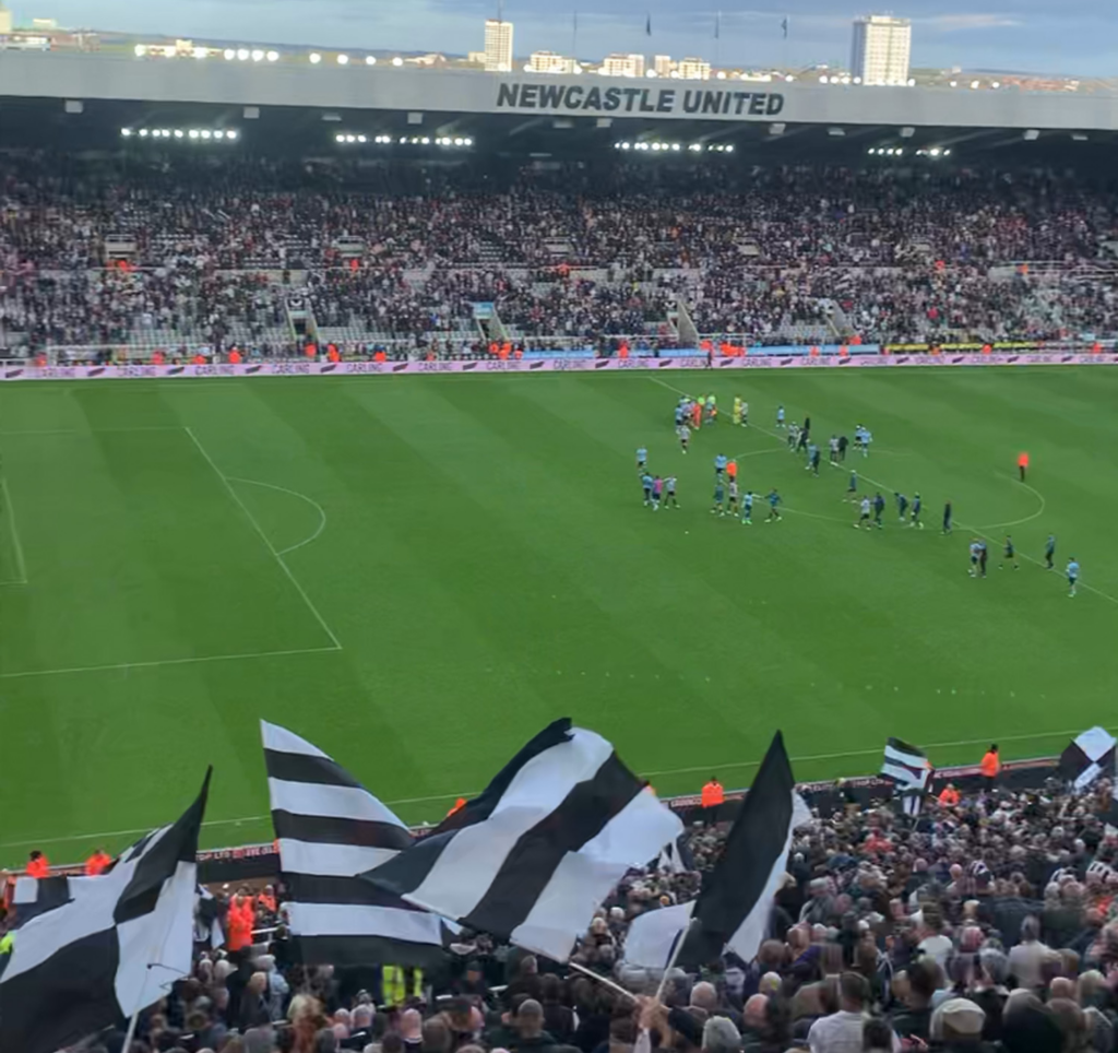 Image shows St James's Park Football Field