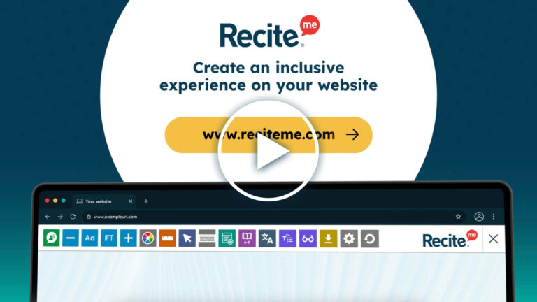 YouTube Thumbnail - Recite Me Assistive Technology Toolbar