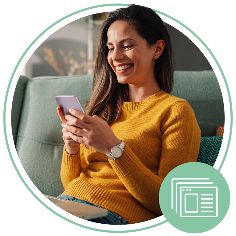 woman using mobile phone