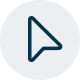 Enlarged Cursor icon