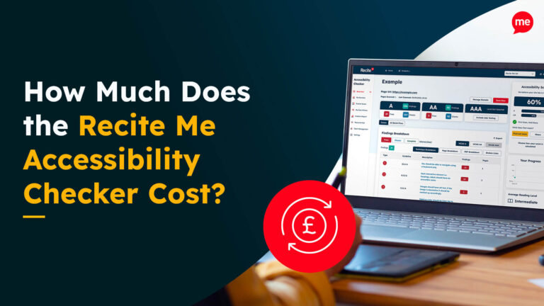 How Much Does the Recite Me Accessibility Checker Cost