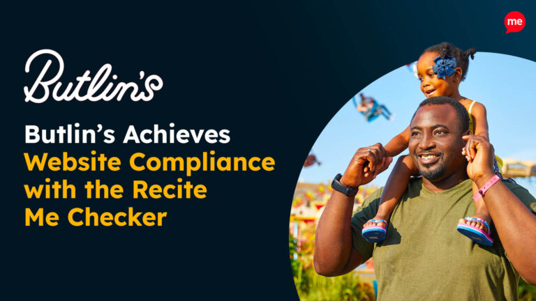 Butlin’s Achieves Website Compliance with the Recite Me Checker