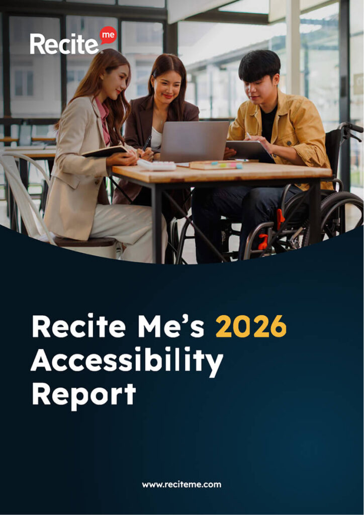 2026 Recite Me Accessibility Report Preview 1