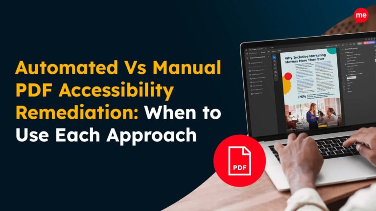 Automated Vs Manual PDF Accessibility Remediation